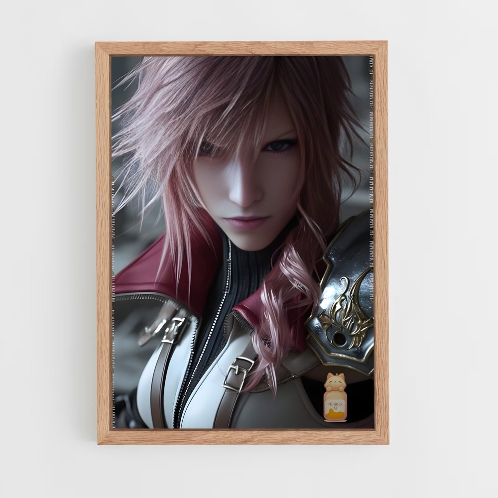 Poster Pink Blade – affiche Final Fantasy (vue 4)